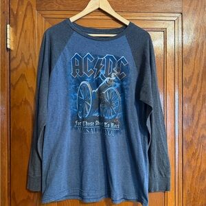 Liquid Blue Dark Gray Tee
